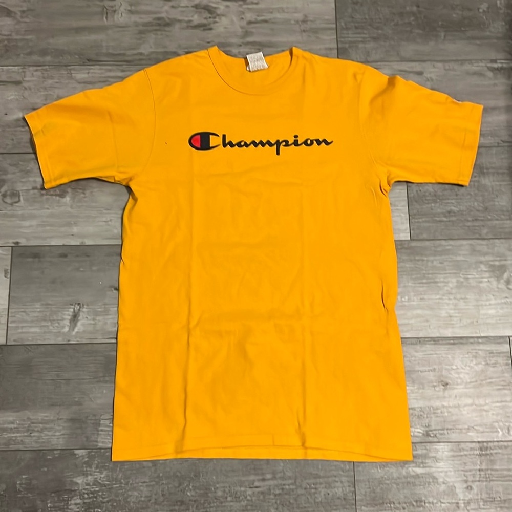 Champion Men's Script Jersey Graphic T-Shirt
